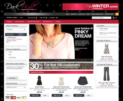 E-commerce Fashion Template - Dark Night Design