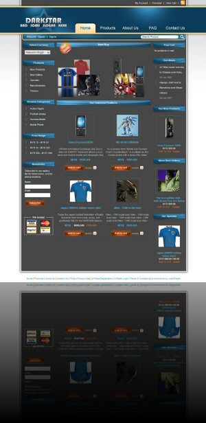 DarkStar E-commerce Template