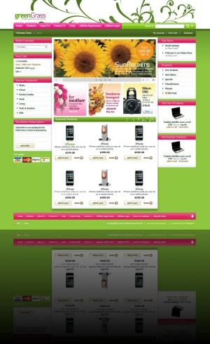 GreenGrass E-commerce Template