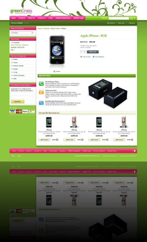 GreenGrass - Estore Product View